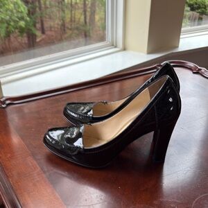 Lauren Ralph Lauren Shiny Black Heels